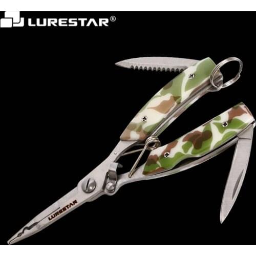 Camouflage Fishing Pliers 160mm Stainless Steel Multifunctional Fishing Tackle
