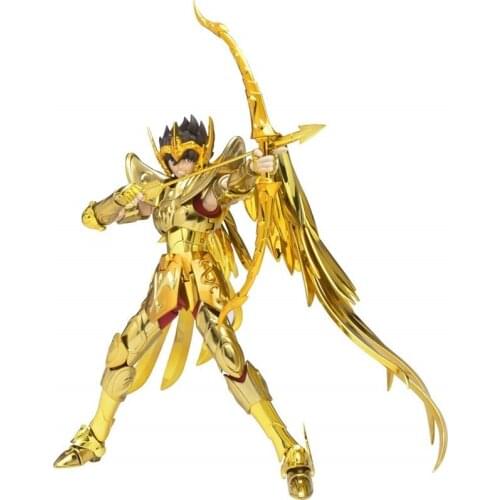 Bandai Holy Clothes Myth Ex Gold Saint Fighter Hand Made Model Toy Sagittarius Seiya 18cm