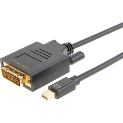 Mini DP to DVI, Mini Displayport (Thunderbolt Port Compatible) to DVI Cable for MacBook, Imac and More