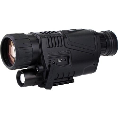 Night Vision Monocular with 5x magnification and 40mm objective lens
