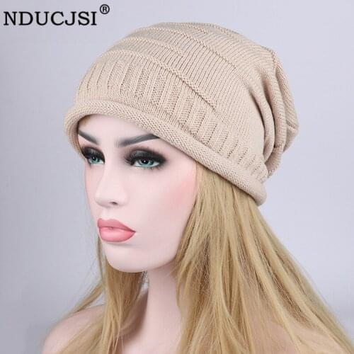 NDUCJSI Unisex Snow Caps Casual Knitting SkulliesWomens Hats Crochet Beanies Warm Beanie Crimping Hat Outdoor Casual Solid Cap