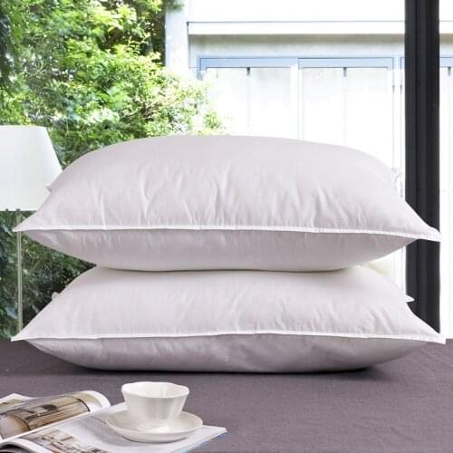 High quality hotel cotton pillows, super soft solid color pillows, home pillows,5 star standard.100% cotton inside,45X75cm