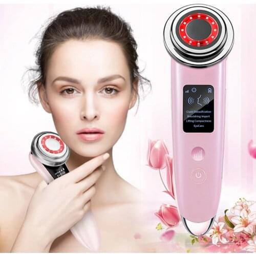 Mesotherapy Radio Frequency Massager For Face Phototherapy Face Slime Skincare Beauty Appliances Wrinkle Remove Face Lift Device