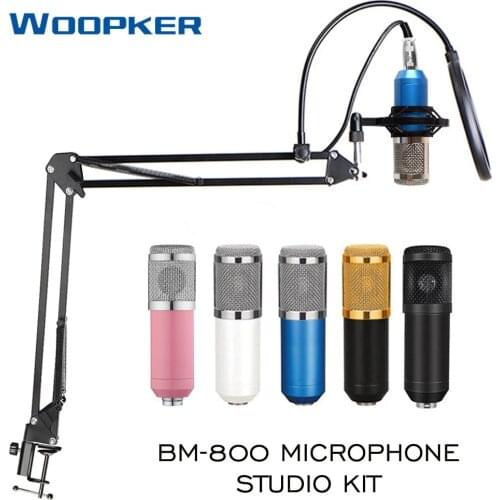 Professional BM 800 Condenser Microphone Kit 3.5mm Wired BM-800 Mic Recording for Computer Karaoke KTV