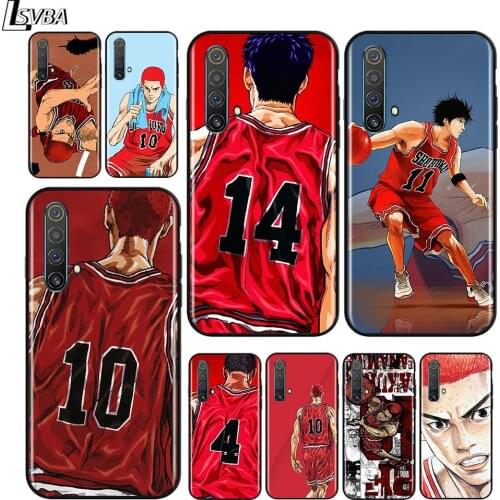 Slamdunk 10 Basketball for OPPO Realme V15 X5 X3 X50 X7 X2 C17 C11 C3 C2 7 7i 6 6S 6i 5 Narzo 20 Pro Black Phone Case