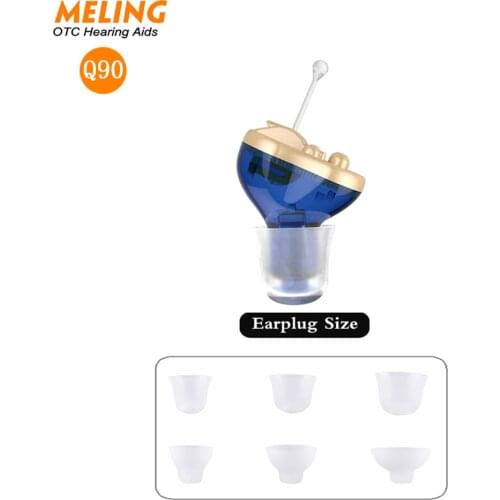 Q90 CIC Hearing Aid Invisible Sound Amplifier Digital audifono 10 Channels 20 Bands Hearing Devices for Elderly Dropshipping
