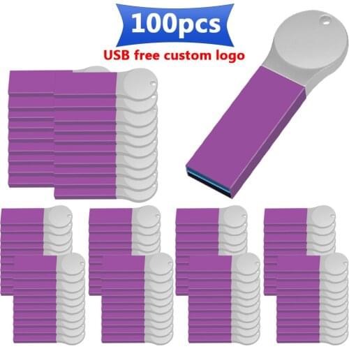 100pcs/lot Free Logo USB Flash Drive 3.0 Pendrive Wholesale Price 64GB 128GB 16GB 32GB Memory Stick for Photography Gifts