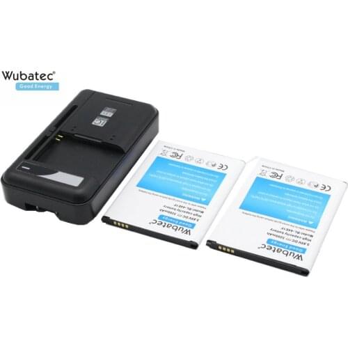 Wubatec 2x 3200mAh BL-44E1F Battery + Universal Charger For LG V20 Stylo 3 H990 F800 VS995 US996 LS995 LS997 H990DS H910 H918