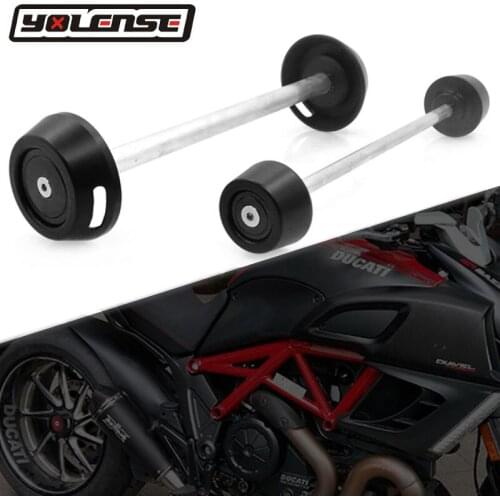 For Ducati Panigale V4 V4S 2018 Motorcycle Accessories Front & Rear Axle Fork Crash Sliders Wheel Protector