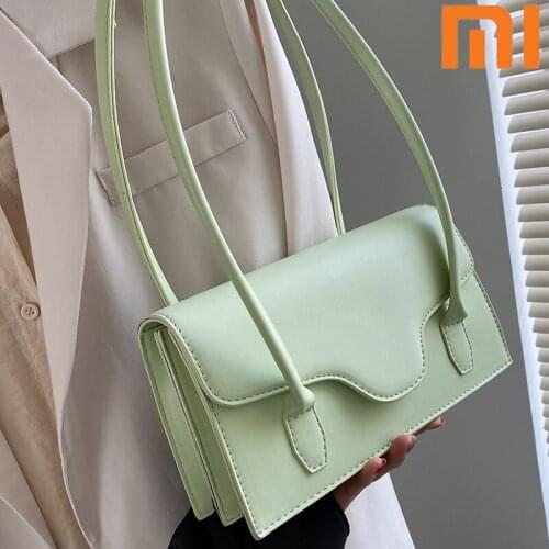 High Quality Soft Leather Handbags for Women 2021 Ladies Simple Shoulder Bags With Round Handle Luxury Brand Party Purses bolsa