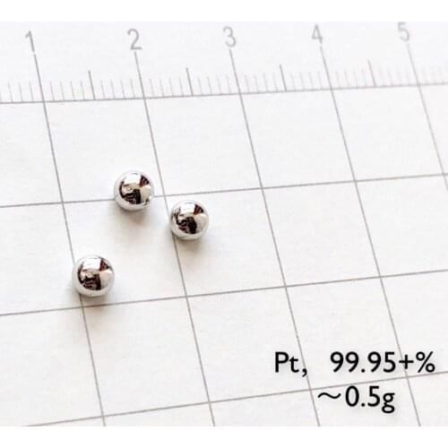 1g Platinum Pure Platinum Beads Platinum Precious Metals Compact Platinum Pt9995