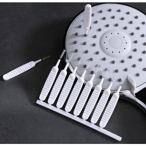 10pcs/set Shower Head Cleaning Brush Washing Anti-clogging Small Brush Pore Gap Kitchen Bathroom Supplies