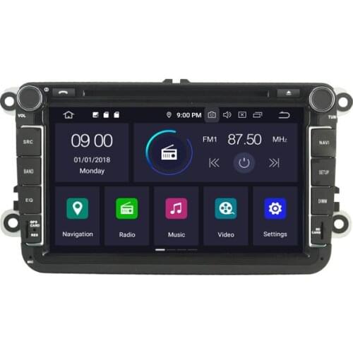 8" Android 10.0 OS Car DVD Multimedia GPS Radio System Player for Volkswagen Touran 2003-2014 Tiguan 2007-2015 Vento 2009-2015