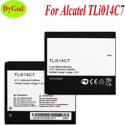 TLi014C7 Battery for ALCATEL onetouch Pixi First 4024D 4.0" TLi014C7 1ICP5/54/60 Batterie Accumulator 1450mAh