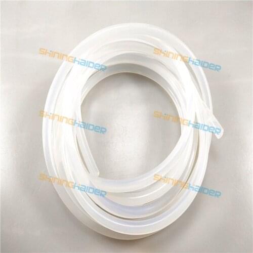 Free shipping 50m diameter 2mm solid transparent round silicone sealing strip food grade 2mm round transparent sealing strip