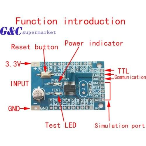 150m and 400m version 2.4G wireless module can be equipped with the N76E003AT20