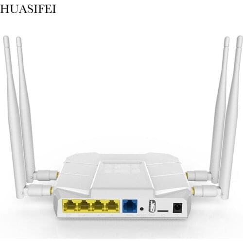 WE1326 Wireless WiFi Gigabit Router with SIM Card Slot 4G LTE Dual 1200Mbps High-Speed Router 4G 5G Router Dual Band WiFi Router