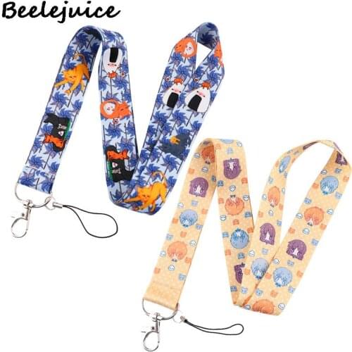 Fruits Basket Keychain Lanyards Id Badge Holder ID Card Pass Gym Mobile Phone Badge Holder Key Strap Webbings Ribbons Gifts