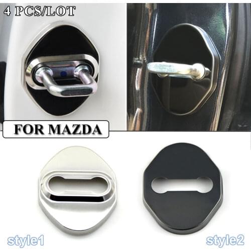 Ceyes Car Styling Stainless Steel Door Lock Cover Case For MAZDA 3 Axela Atenza 6 2 3 5 CX5 CX 5 CX-4 CX Accessories Car-Styling