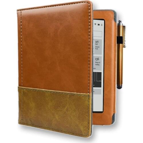 High quality book cover for capa kobo aura N514 model eReader ebook case with flip book for Rakuten Aura 6 inch 2013