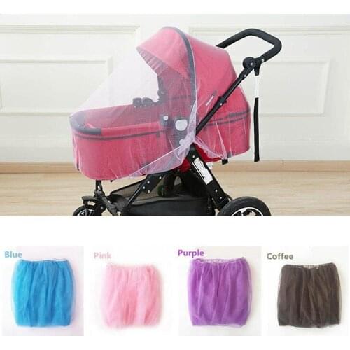 Baby Stroller Mosquito Net Full Insect Cover Carriage Kid Foldable Netting Bed Mosquito Net Summer Bedding Protection Mesh Crib