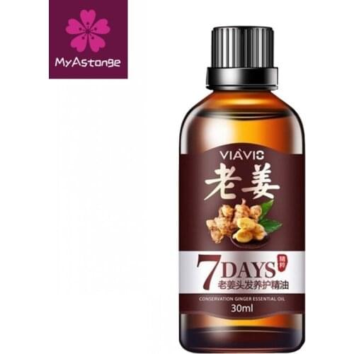 Hot 30ml Magic Fast Hair Growth Dense Regrowth Ginger Oil Anti Loss Treatment Essence Bin Wild Hair Growth Tools Hair Care