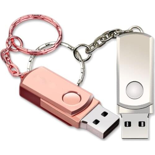 Key Ring Metal usb flash drive mini high speed pen dirve usb 2.0 pendrive 4GB 8GB 16GB 32GB 64gb Memory storage device real
