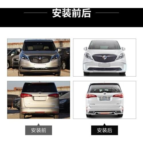 Suit For Gl8es Buick Big Surround Refitting and Rear Trim Sports Front Lip Middle Net Bumper