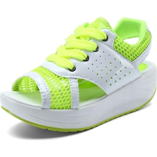 Summer Womens Shoes Swing Sandals Fashion Sandals Lady Footwear Open Toe Women Shoes Breathable Platform Sandals Plus Size