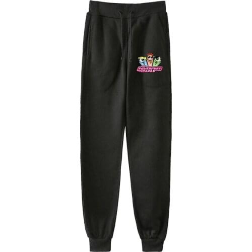 Fashion Kawaii Buttercup Powerpuff Aesthetic Jogger Pants Women/Men Fashion Streetwear Long Pants Harajuku Streetwear Sweatpants