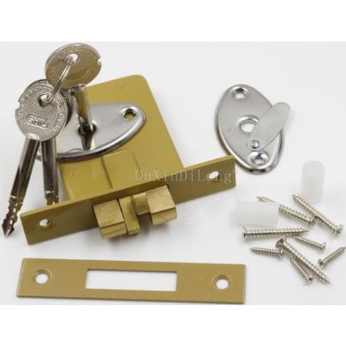 1PCS Dead Bolt Invisible Hook Locks,Prevent Lock Picking Double Bar Invisible , Mortise, Tubewell ,Security ,Mortice Locks GF190