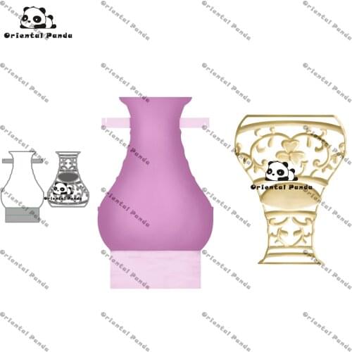 New Dies 2020 Camper Van Metal Purple mist vase Dies diy Dies photo album cutting die Scg new Die for 2021 craft fall decor die