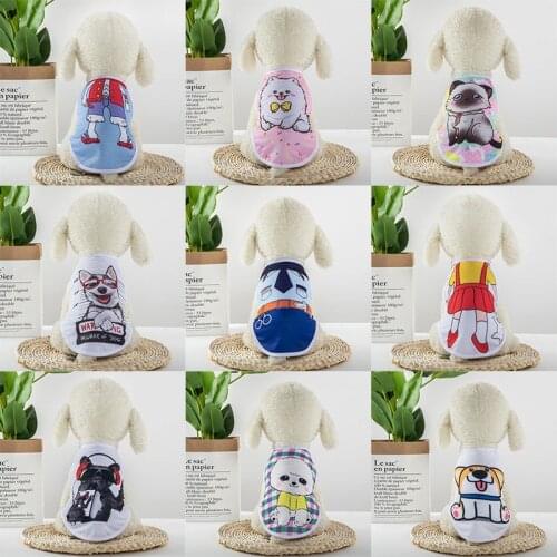 Dog clothing cat pet clothing mesh breathable spring and summer vest