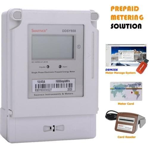 Prepaid Energy Meter Power Consumption Monitor kWh Meter Wattmeter 220V 230V 50/60Hz