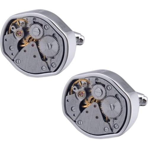 Oval stainless steel sports cufflinks can be shirt suits, advanced and popular cufflinks suitable for wearing
