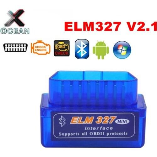 Latest Version V2.1 Super Mini ELM327 Bluetooth Auto Scanner OBD2 Mini Elm 327 Car Diagnostic Tool For ODB2 OBDII Protocols