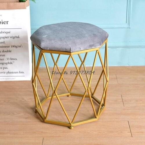 Ins butterfly net red light luxury makeup stool dressing manicure girl bedroom backrest modern simple nordic heart-shaped chair