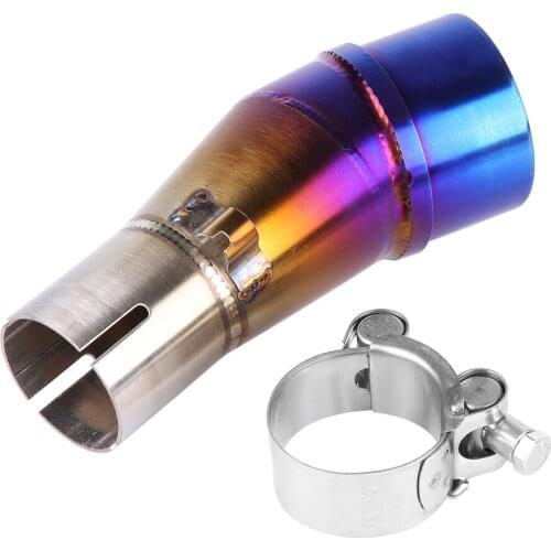 Stainless Steel Motorcycle Exhaust System Middle Pipe Link Connect With 51mm Muffler Pipe For Kawasaki Ninja 300 Z250 Z300