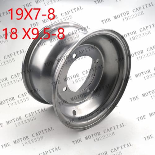 High porformance 19X7-8 inch 18 * 9.5-8 inch white 4 hole aluminum wheel hub for ATV accessories
