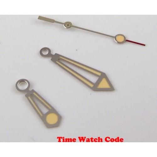 Watch Hands Parts Fit For NH35 NH36 Miyota 8215 7s26 4r36 yellow Watches Pointer