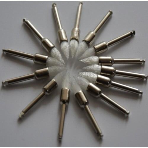 Dental Prophy Brush Cup With Handle Bristle Nylon Polisher #5 For Denture Jewelry Grinder 100pcs /lot