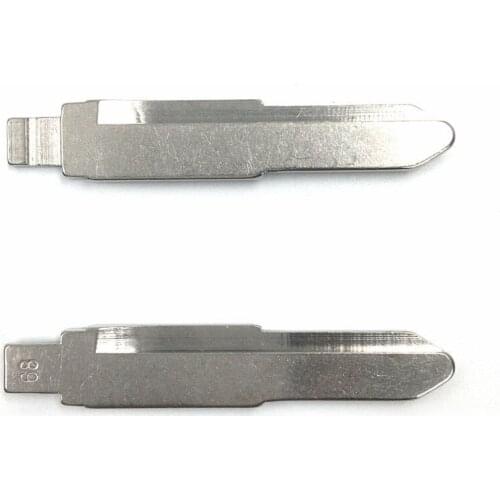 10 pcs/lot Number 68# KD Blade Metal Blank Uncut Flip key blade for KD JMD VVDI Remote Key for Lioncel