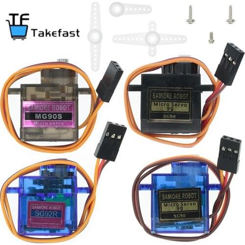 10PCS Rc Mini Micro 9g Servo SG90/MG90S RC 250 450 Helicopter Airplane Aeroplane Car Boat