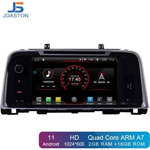 JDASTON Android 10.0 Car Multimedia DVD Player For KIA K5 OPTIMA 2015 2016 2017 2018 2 Din Car Radio GPS Navigation Stereo WIFI