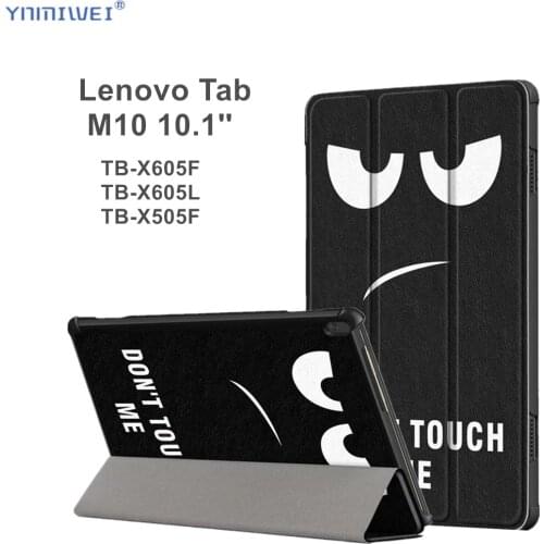 Case for Lenovo Tab M10 TB-X605F TB-X605L TB-X505F Magnet Cover Coque For Lenovo Tab M10 10.1'' Funda Case +Films