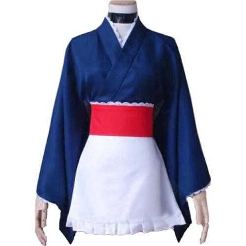 Gintama Tama kimono maid dress costumes Cosplay costume