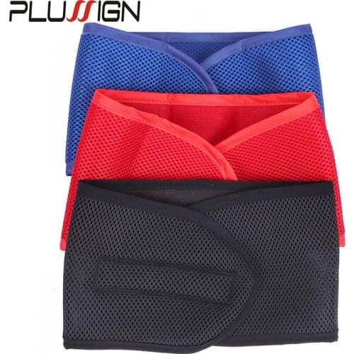 3-5Pcs Headbands African Black Bath Makeup Foam Mesh Hair Wraps Wig Band Adjustable Breathable Non Slip Hair Bands For Women