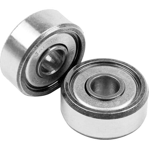 New 10pcs Miniature Sealed Metal Shielded Metric Radial Ball Bearing Model: 604 ZZ 4x12x4MM