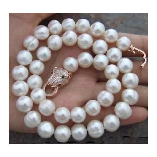 TAHITIAN 9-10MM TAHITIAN BLACK GREEN PEARL NECKLACE 50"