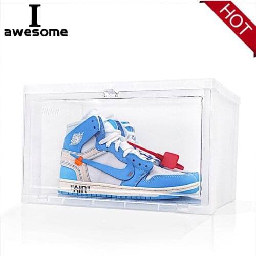 Professional Shoes Care Tool Sneakers Storage Box For Sneakers High State Anti Oxidation Acrylic Dust Collection Shoes Box